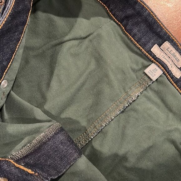 L.L.Bean NWT classic fit lined jeans size 18. - Picture 4 of 8